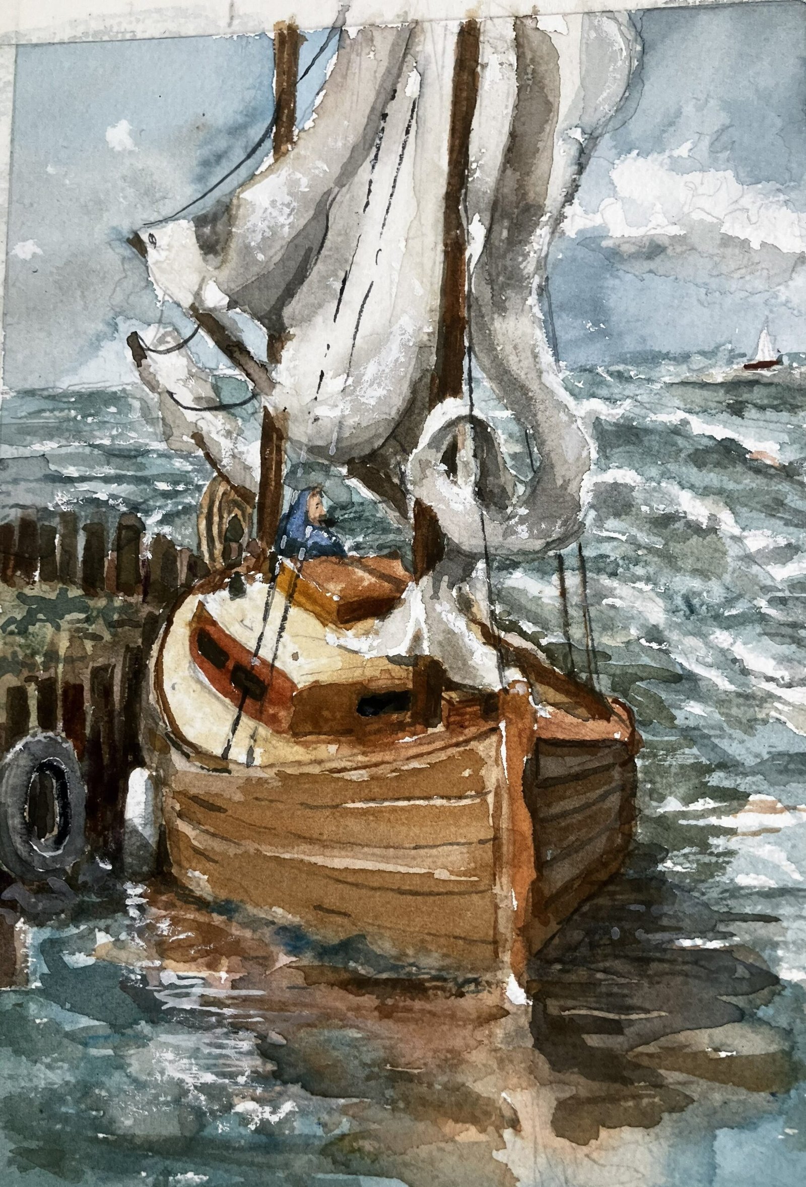 Adrian James Naquin Torn Mainsail