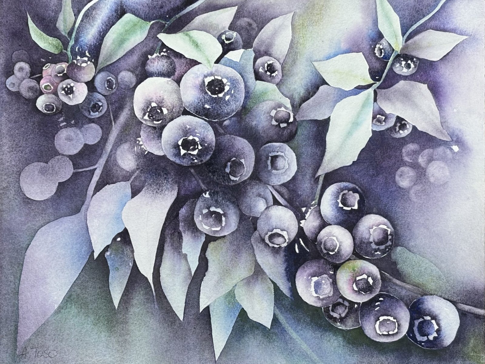 Adriana Toso-Schulze Summer Blues I