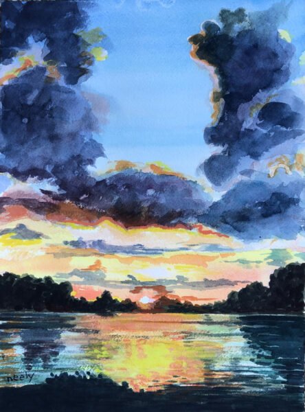 Betsy Neely Sunset on LSU Lakes