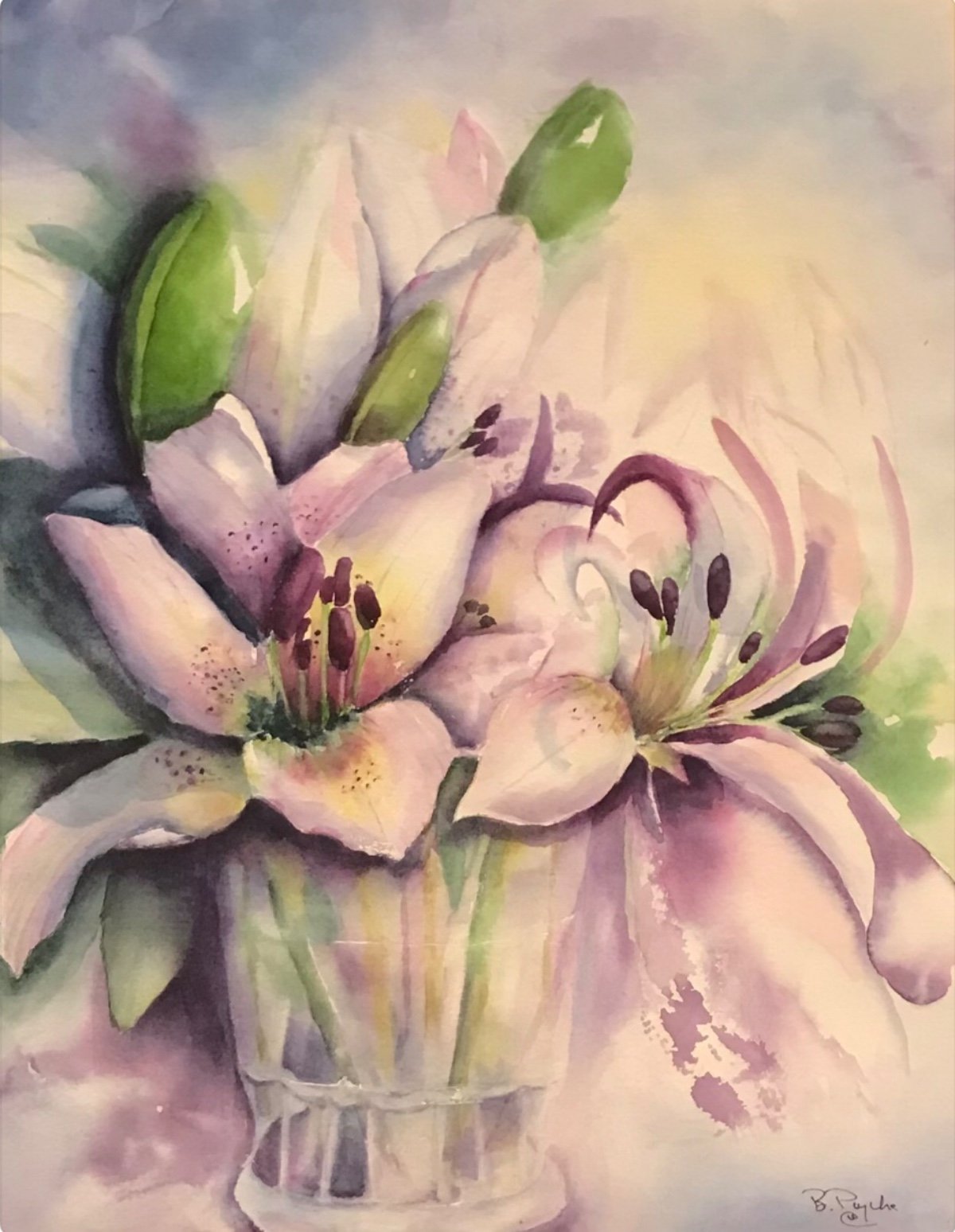 Betty T Porche White Daylilies