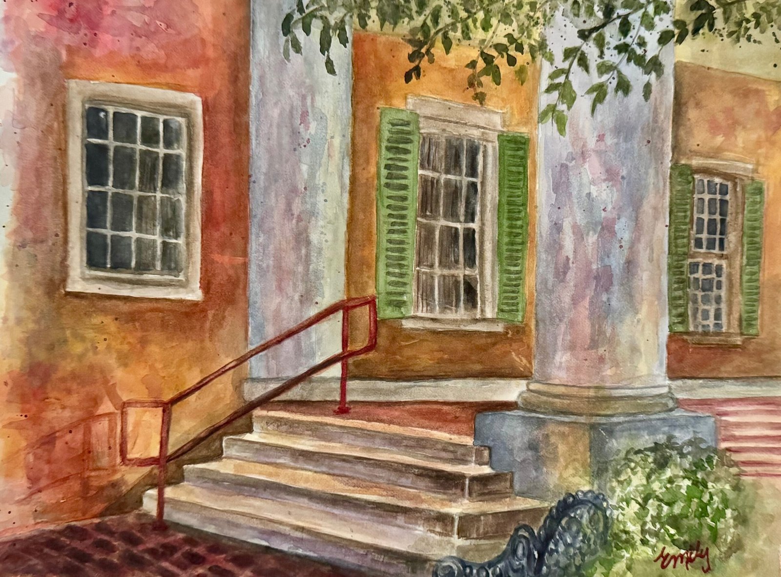 Emily Efferson Plantation Porch