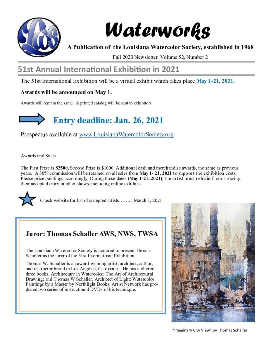 thumbnail of LWS Newsletter Fall 2020