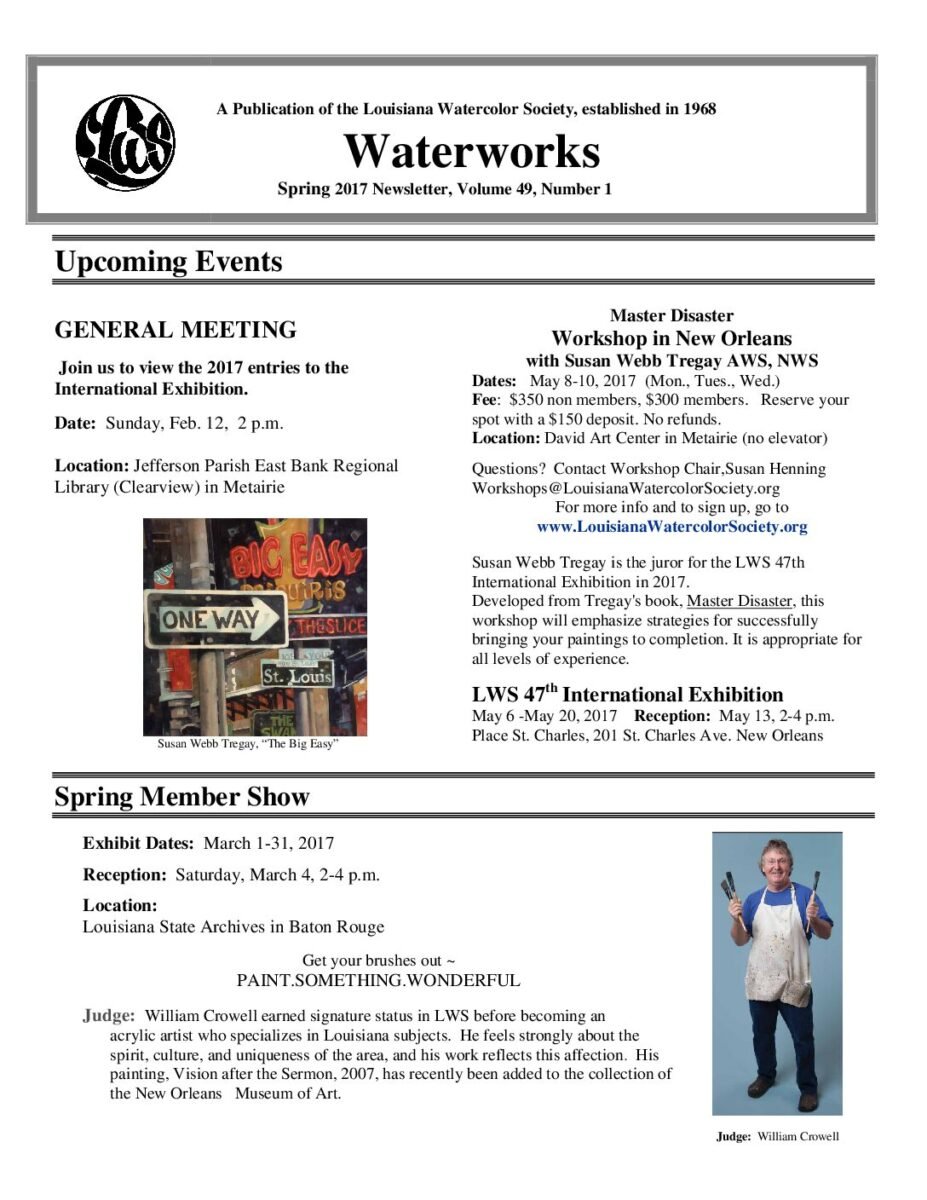 thumbnail of LWS Newsletter Spring 2017