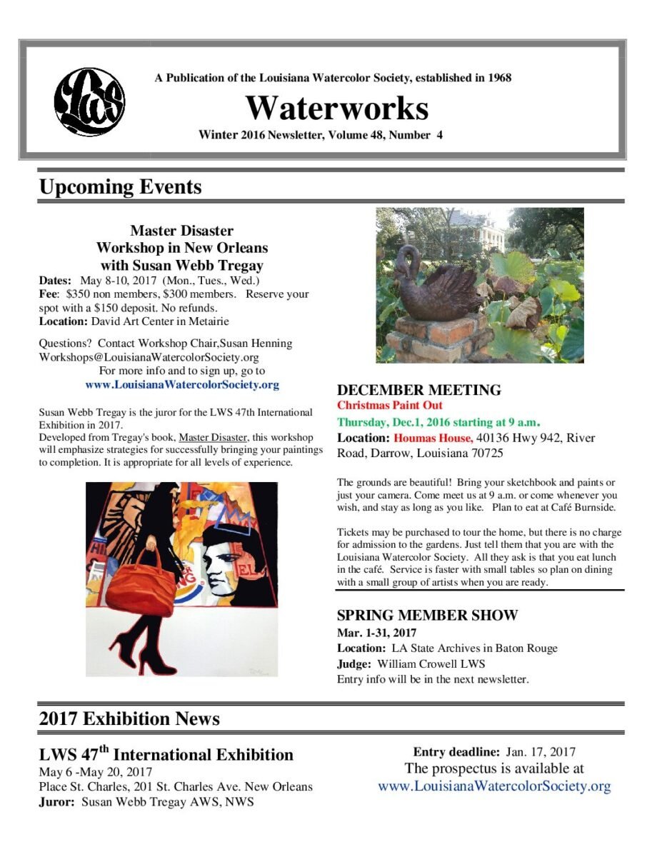 thumbnail of LWS Newsletter Winter 2016