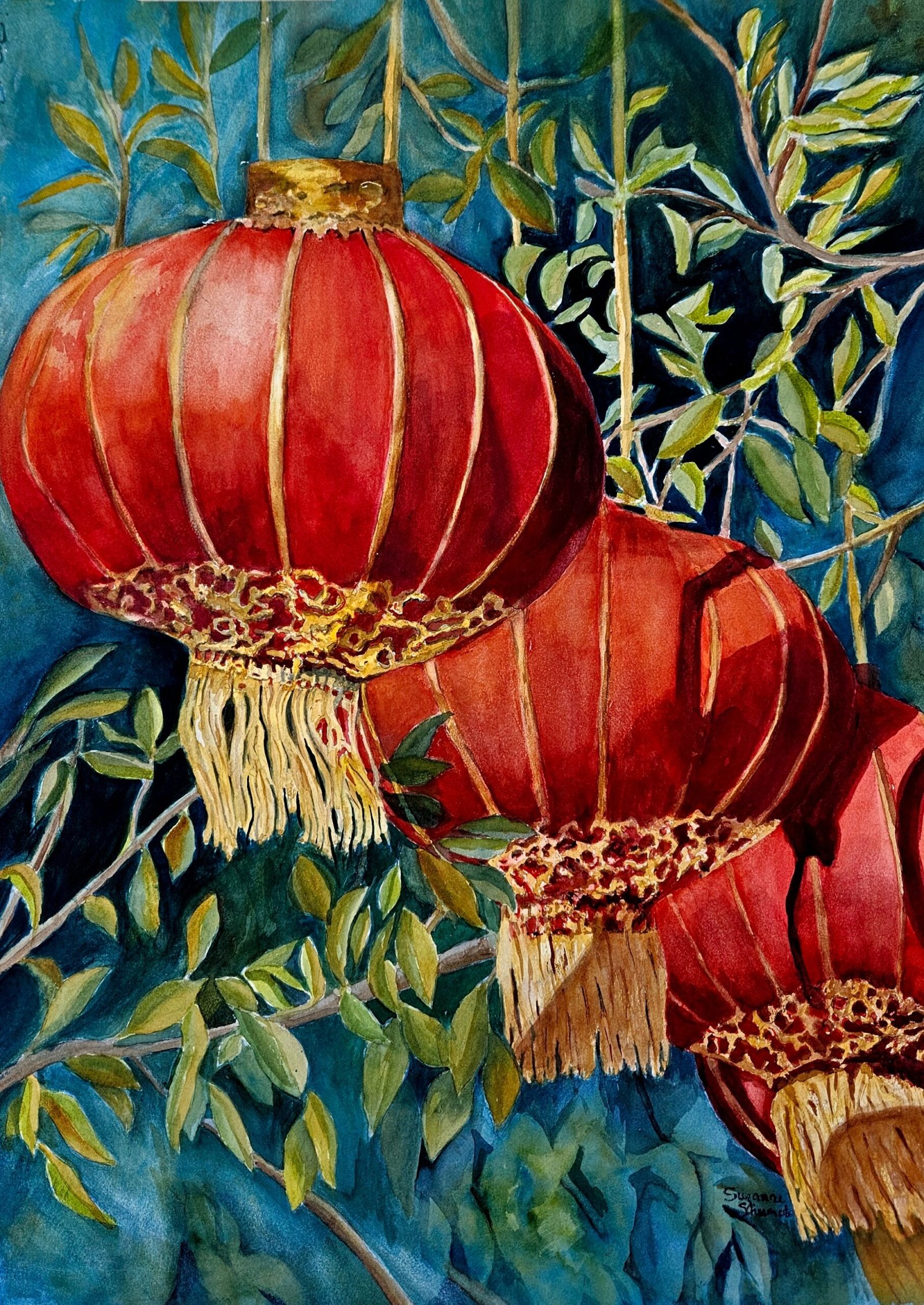 Suzanne Shumate Crimson Glow